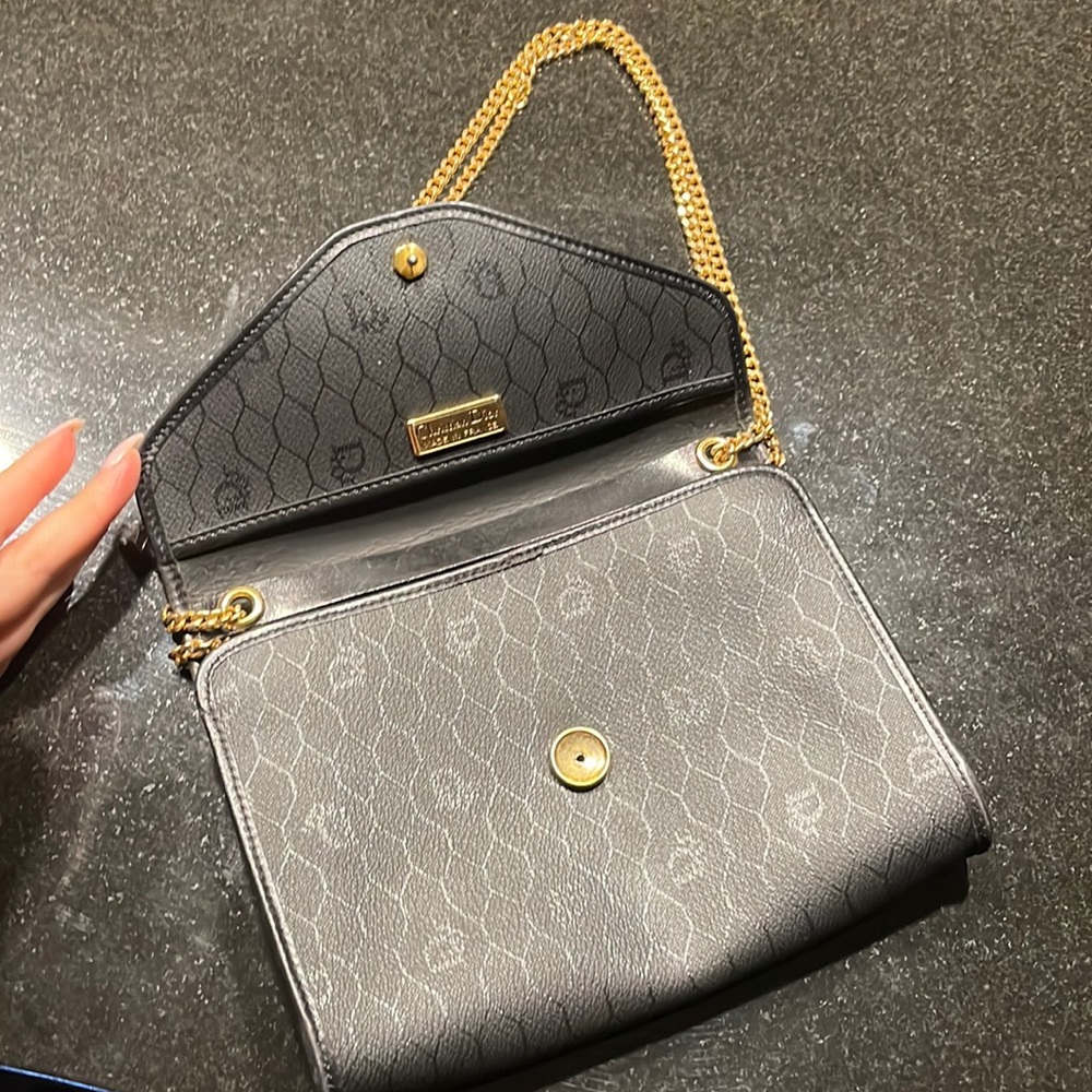 Vintage CHRISTIAN DIOR Small Envelope Chain Bag